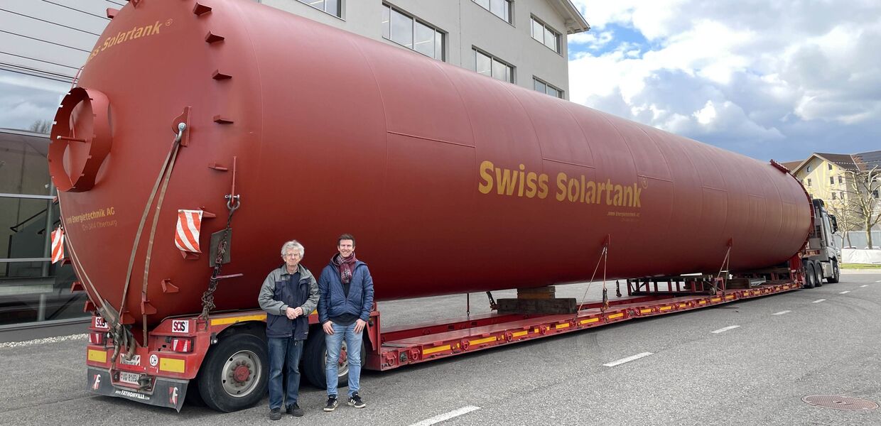 Rekord-Wärmespeicher zum Firmenjubiläum